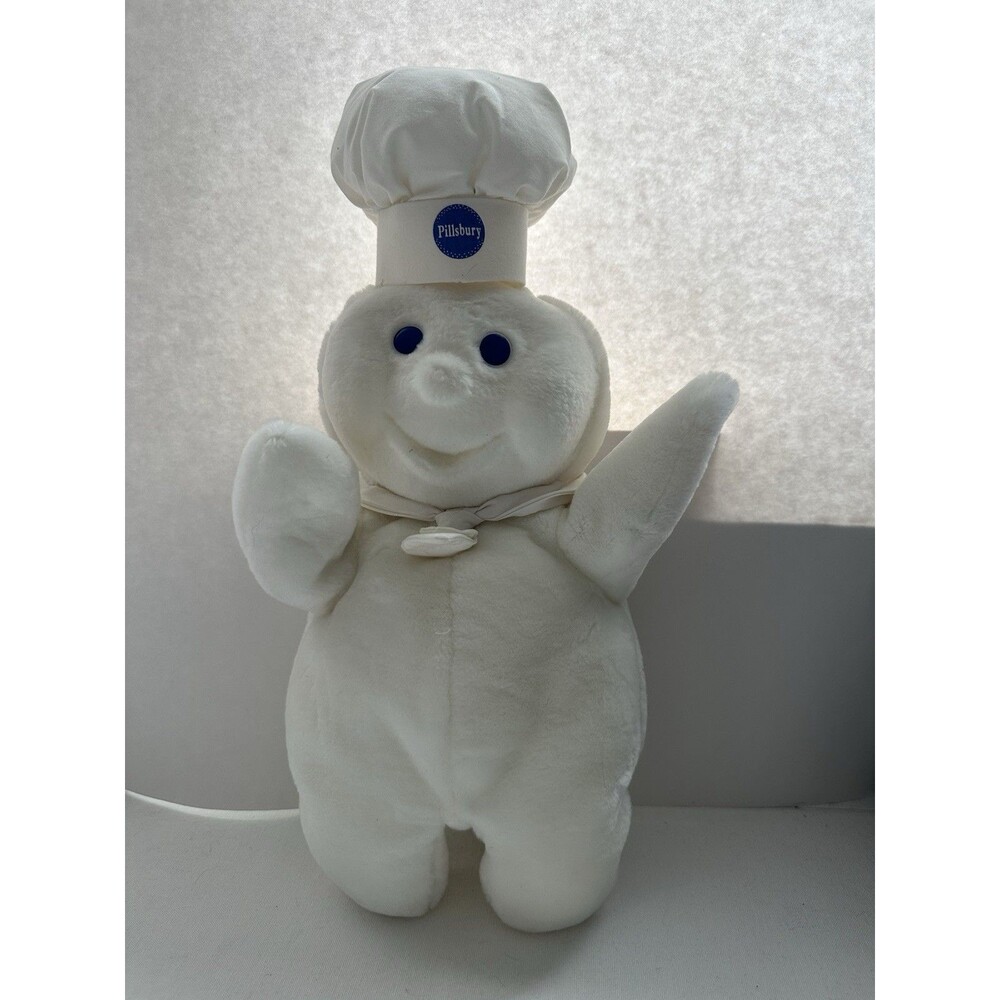 Pillsbury Doughboy Plush Puppet 1987 Dakin 15” Vintage Stuffed Kids Toy Rare